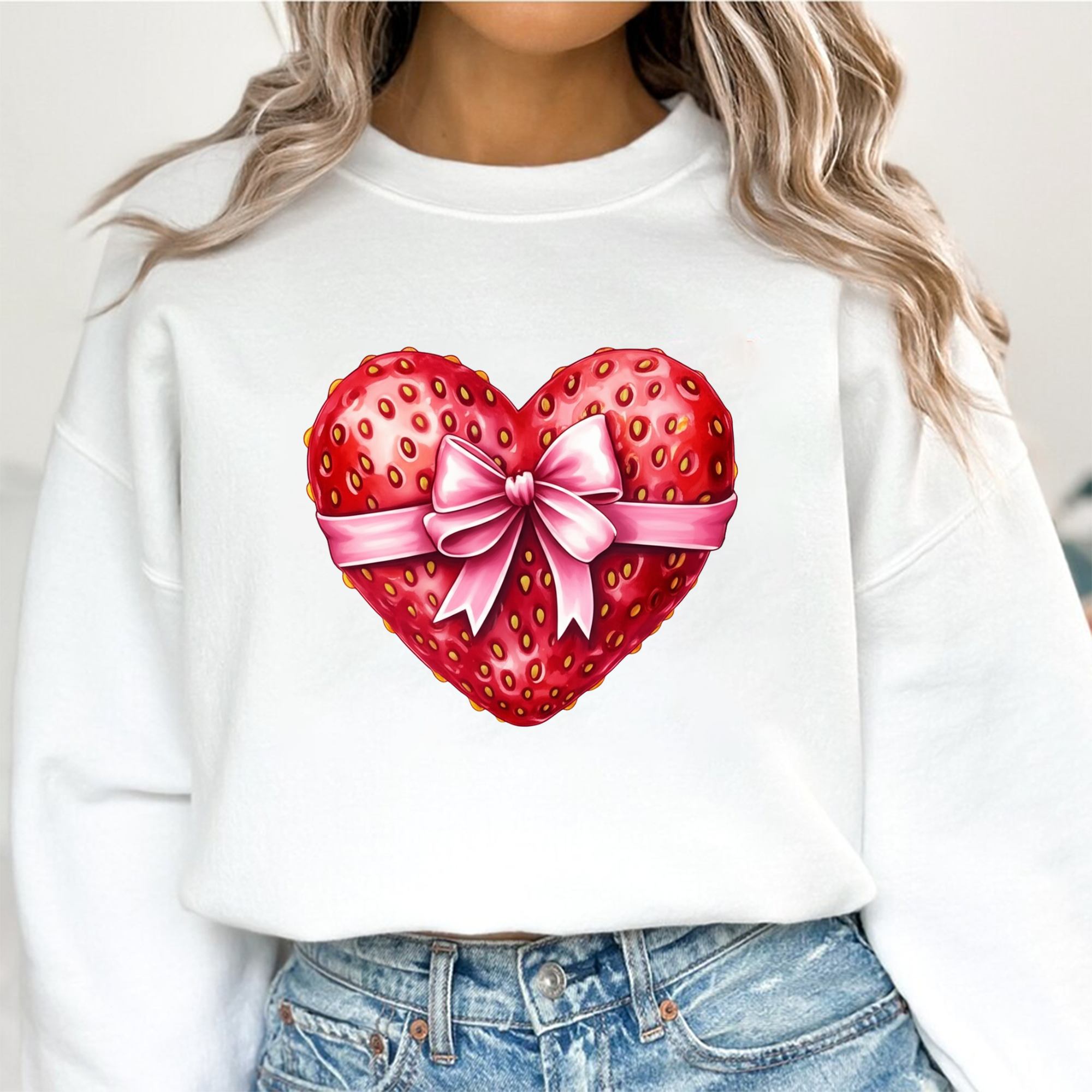 Strawberry Heart Sweatshirt