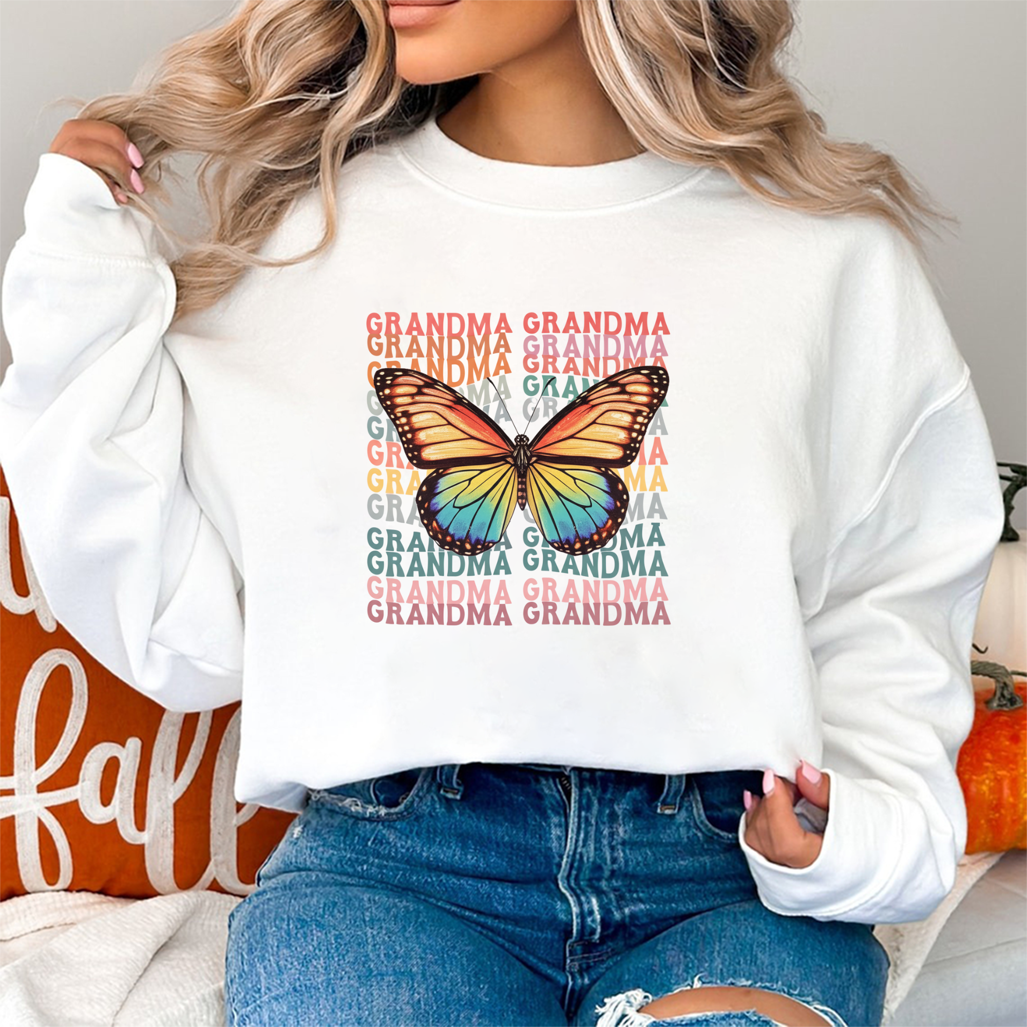 Grandma Butterfly Sweatshirt