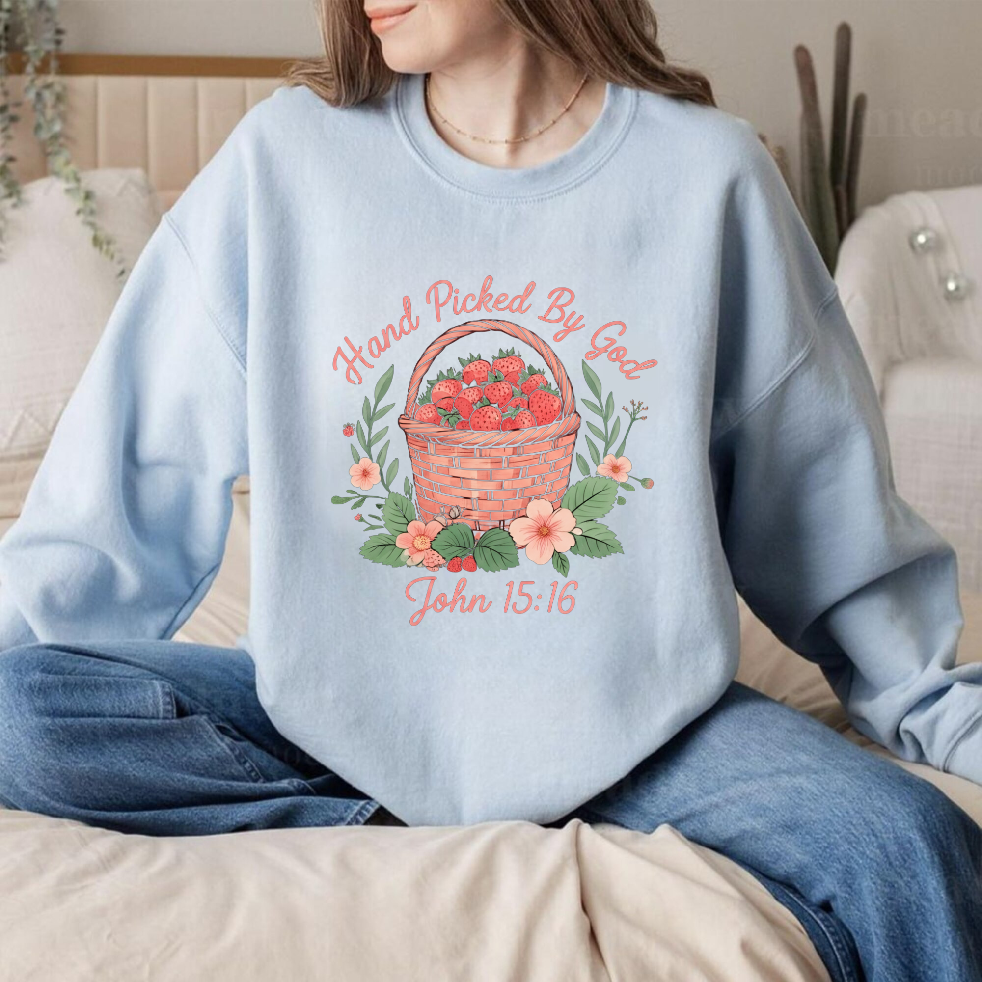 Handpicked by God Strawberry Sweatshirt