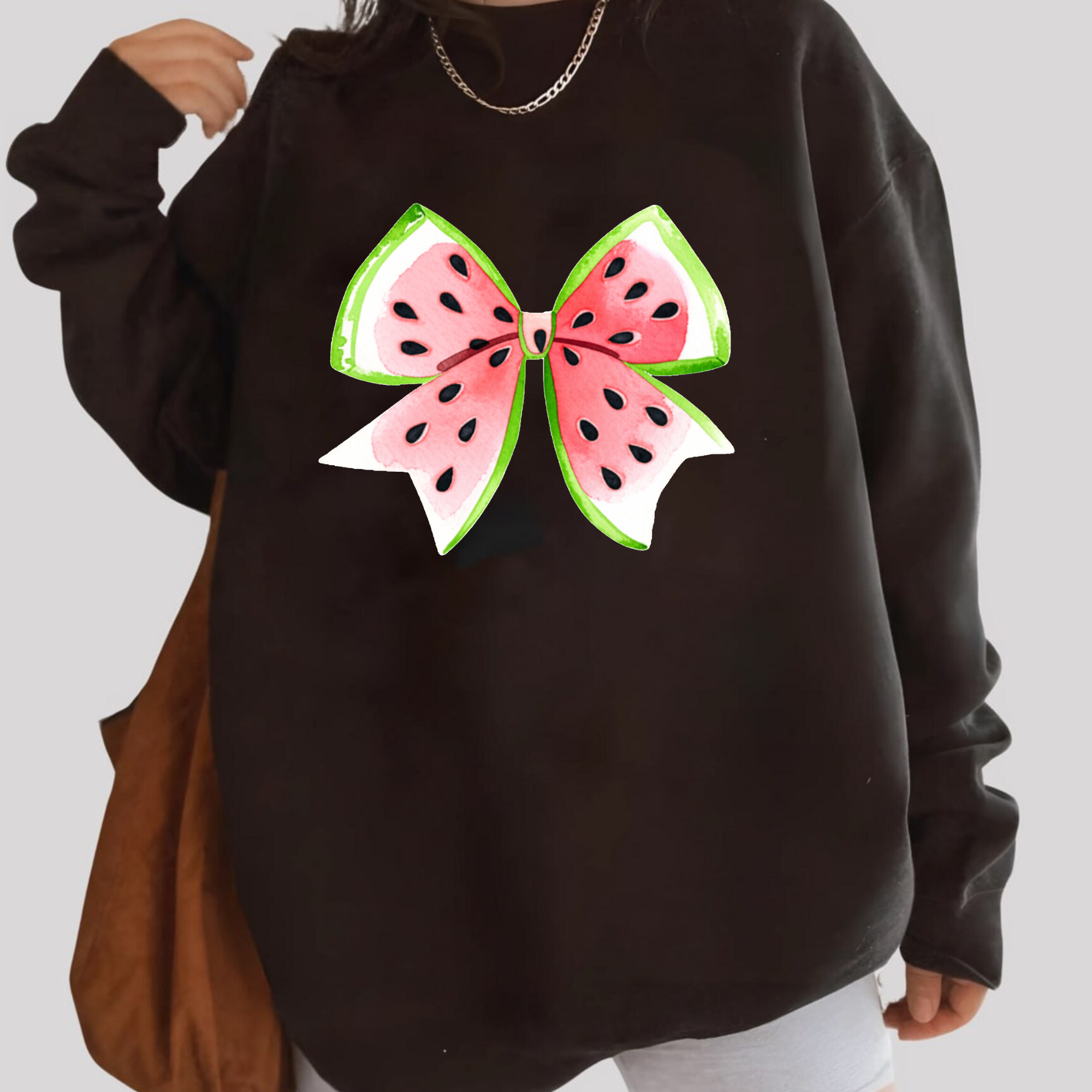 Watermelon Bow Sweatshirt