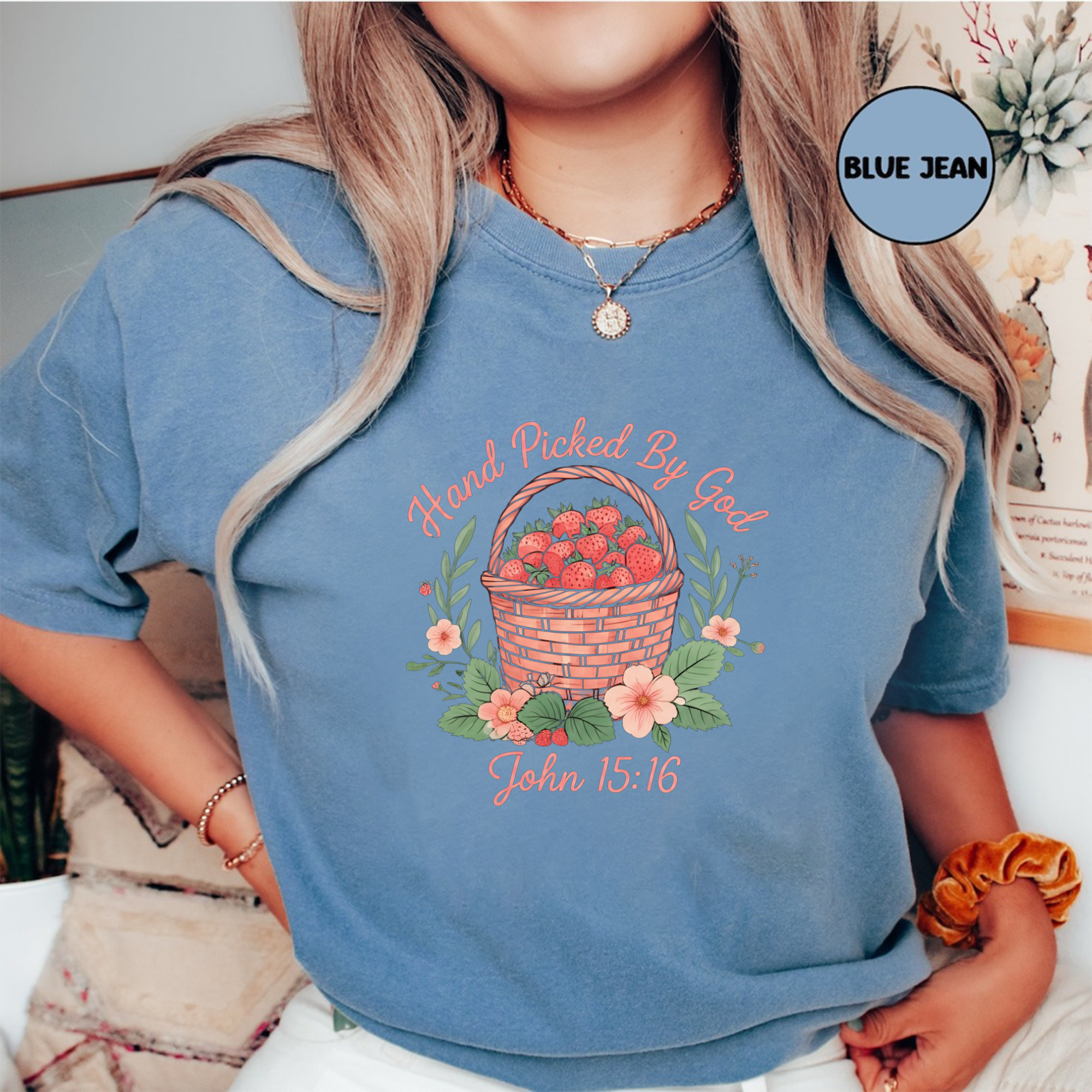 Handpicked By God Strawberry T-shirt