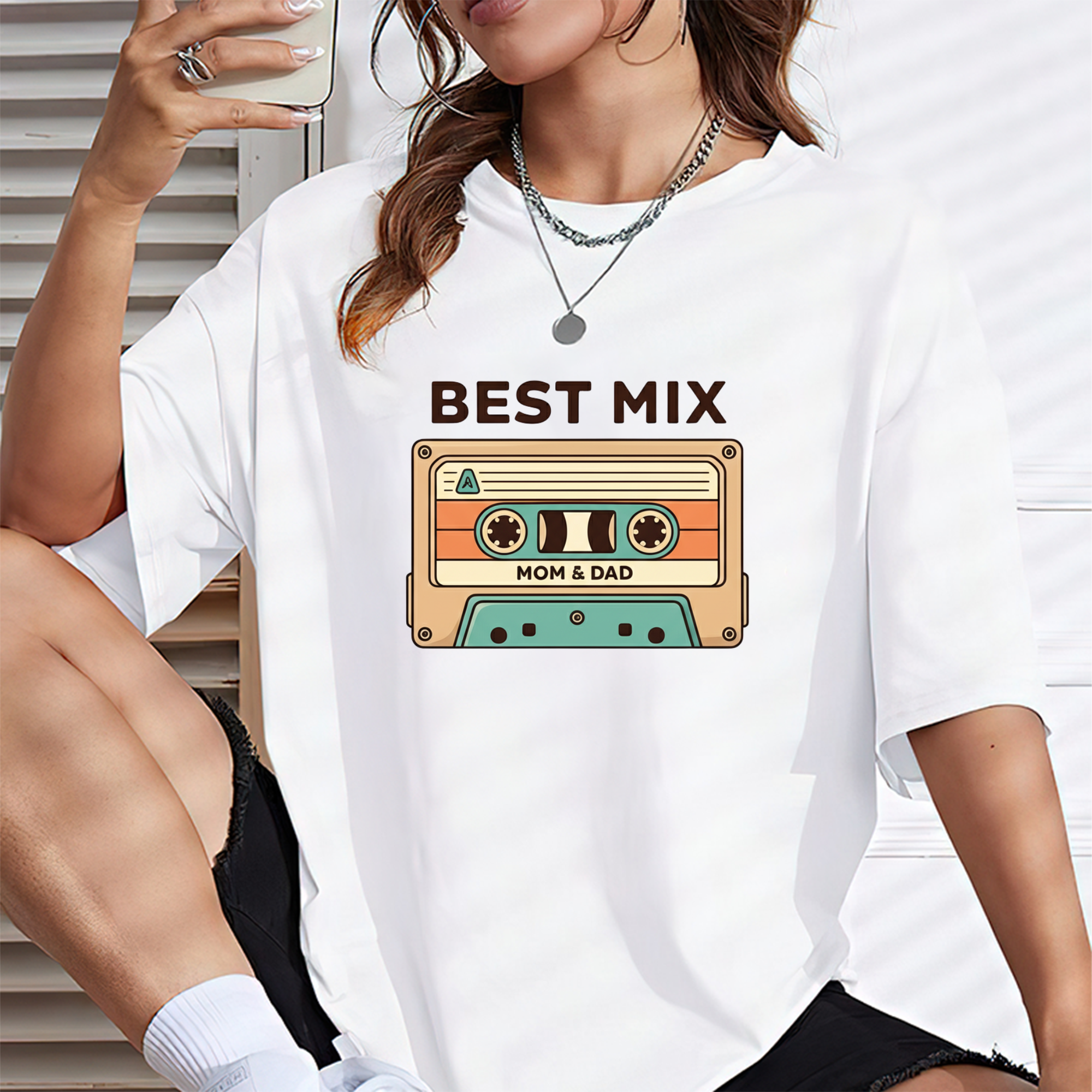 Retro Cassette Love T-shirt